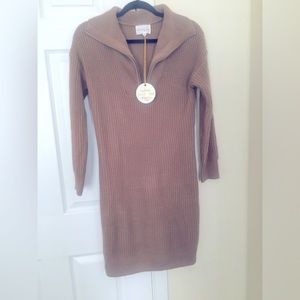 Olive & Oak Olive And Oak Sweater Dress - New Women | color Brown | size M
